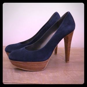Stuart Weitzman Blue Pumps
